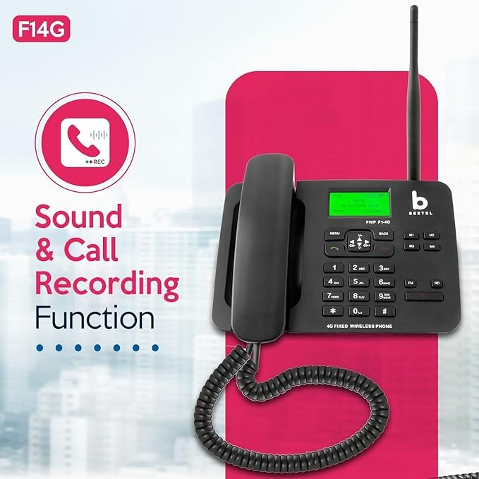 Beetel F1 4G , Beetel F1 4G Fixed Cordless Landline Phone  