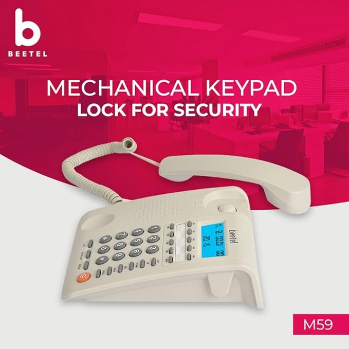 Beetel M59n Caller ID Corded Landline Phone, Beetel M59n Caller ID Corded Landline Phone  