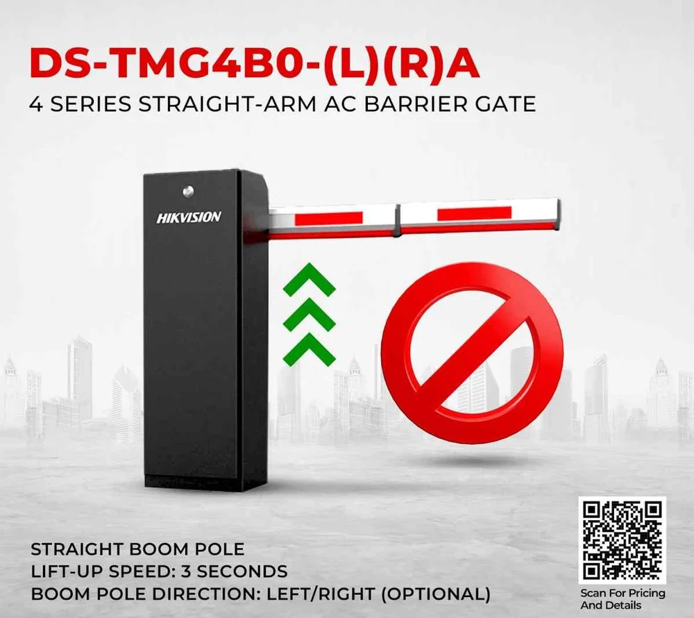 DS-TMG4B0-LA(6m), DS-TMG4B0-LA(6m), Boom Barrier, 6 meter left arm   